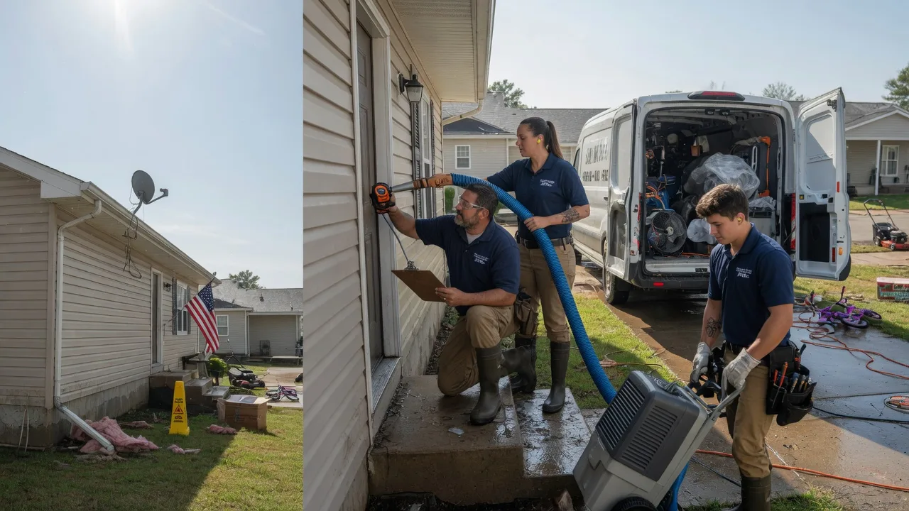 Ceiling Water Damage Restoration in Skipperville, AL near me